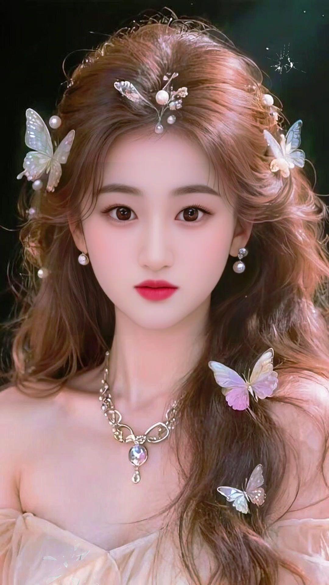 梦幻蝶饰风格温柔氛围感拉满梦幻蝴蝶精灵妆造小仙女蝴蝶妆清纯甜美