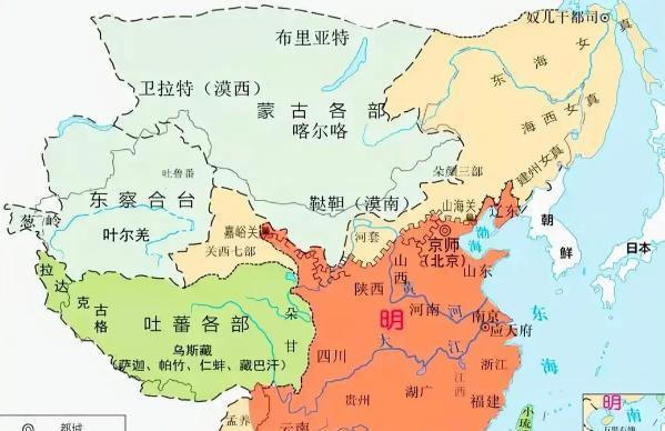 明朝270多年的时间，基本上没有发生特别大的事的。除了中间有土木堡一个小插曲，