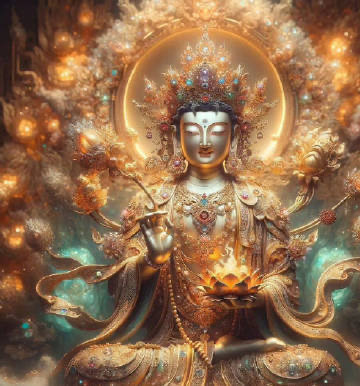 你刷到了文殊菩萨，证明你的好运来了，许个愿​​​