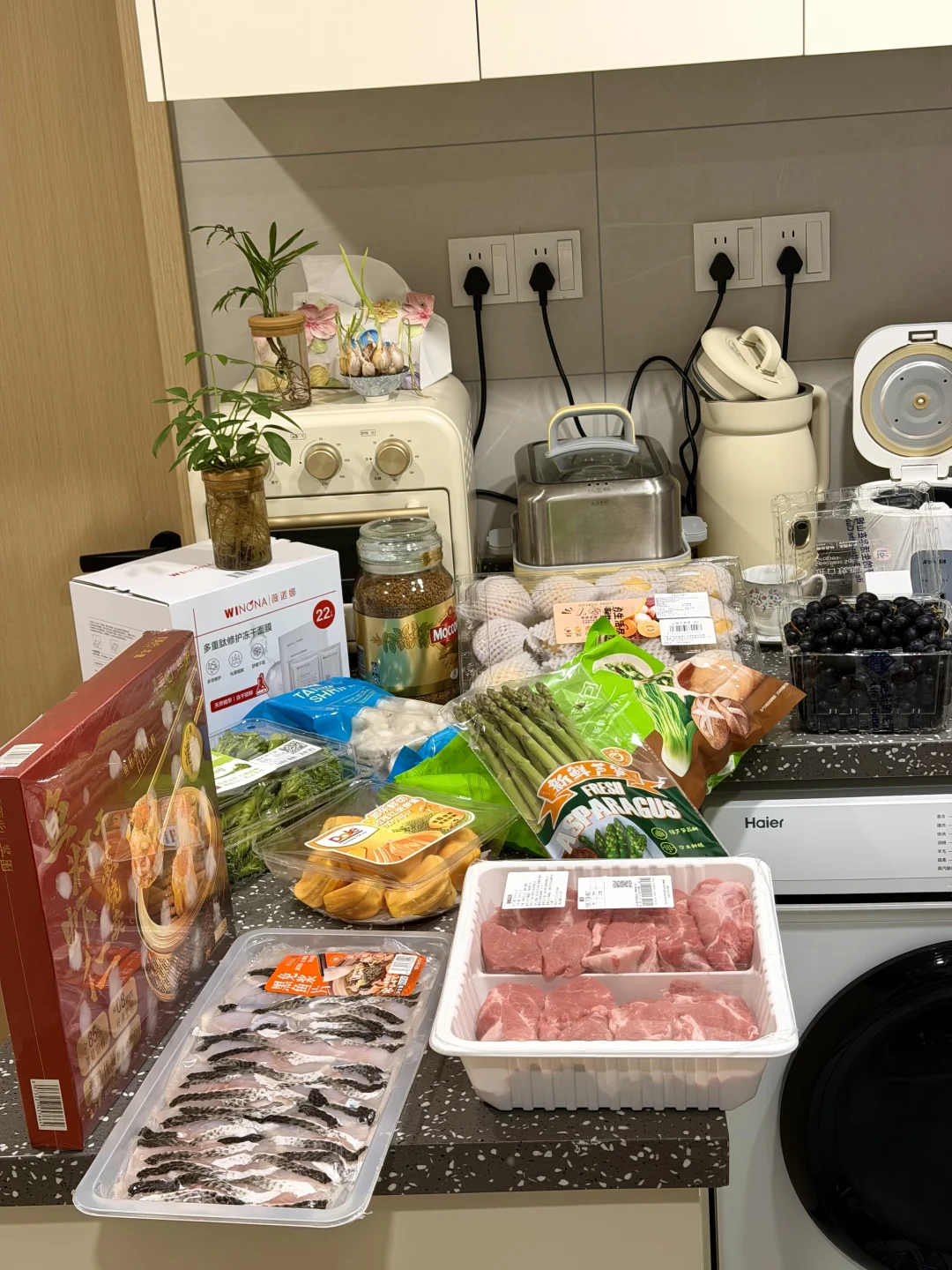 山姆的虾仁烧麦和梅花肉还不错呀