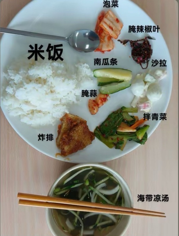 韩国的一日三餐和我家洗碗后盆子里面剩下的有啥区别。​​​