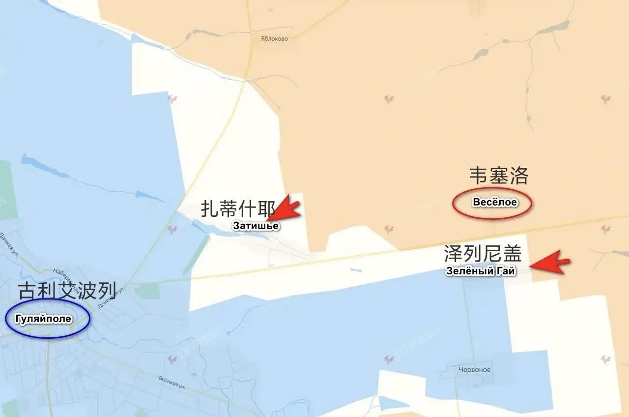 俄军东部集群第5集团军第127摩步师第114摩步团今天占领了扎波罗热州的韦塞洛和