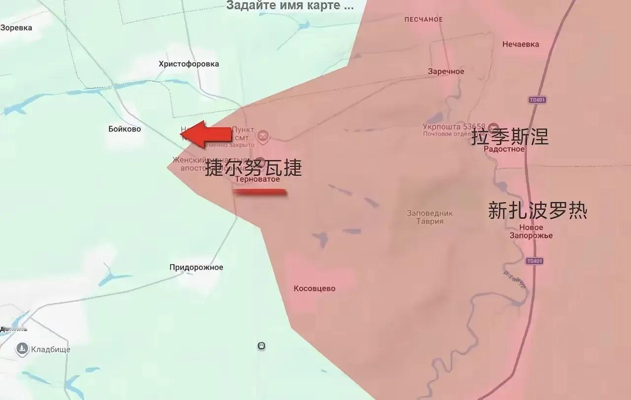 捷尔努瓦捷高地易手，俄军打开扎波罗热平原大门！古利艾波列以北的捷尔努瓦捷高地被