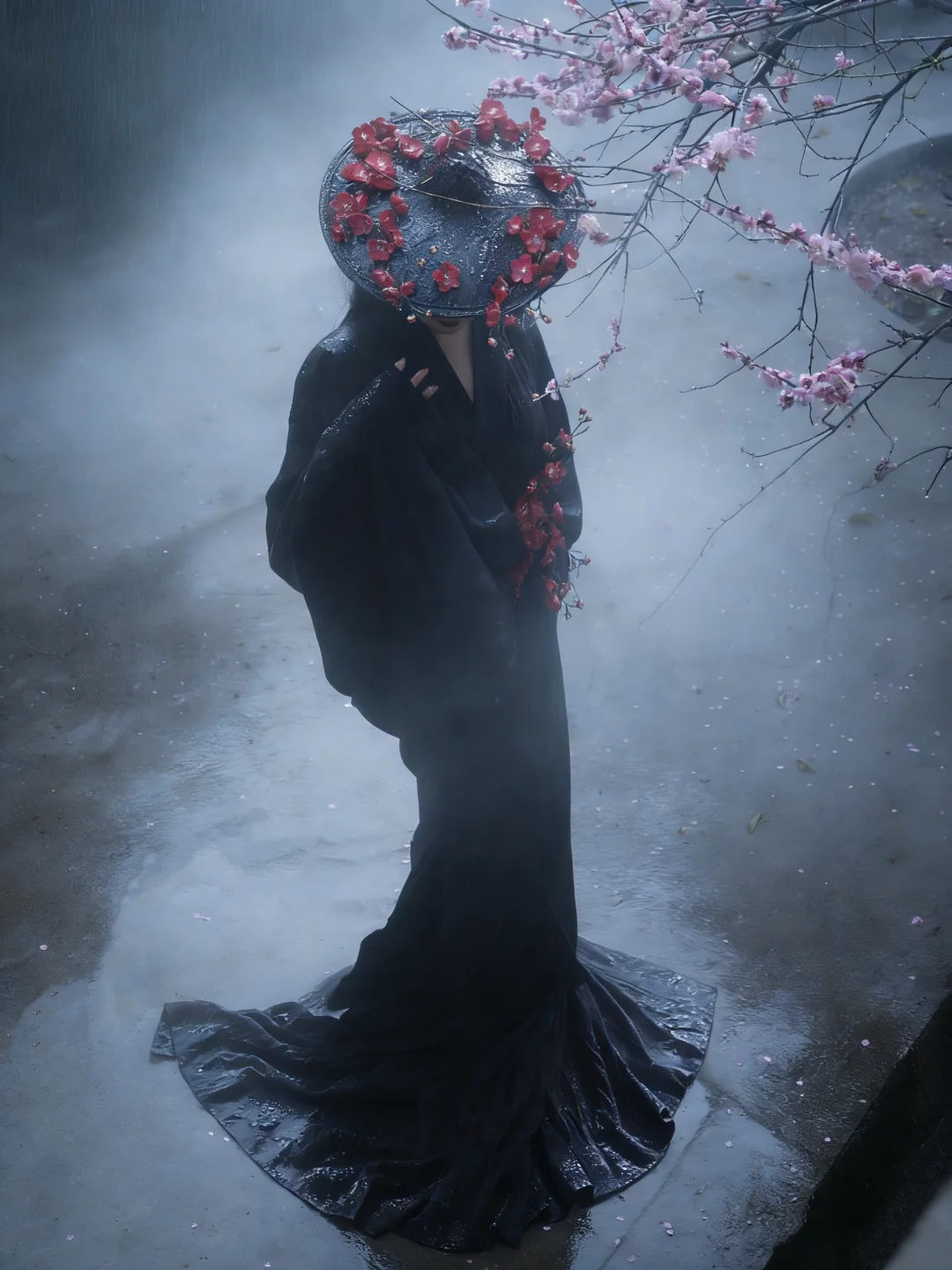 一帘烟雨一帘梅