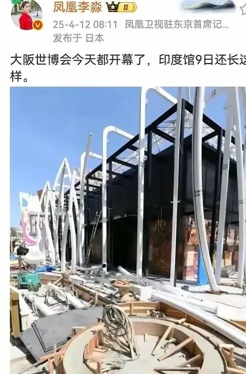 大阪世博会槽点满满印度馆开幕式当天居然还在施工，说好的明