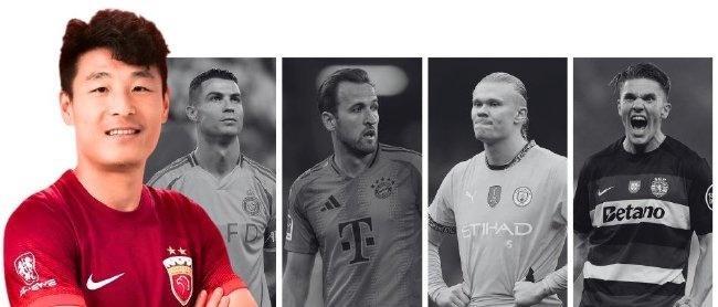 武磊今年42球入账，这数字一摆出来，仅次于C罗、凯恩、哈兰德，确实有点让人意外，