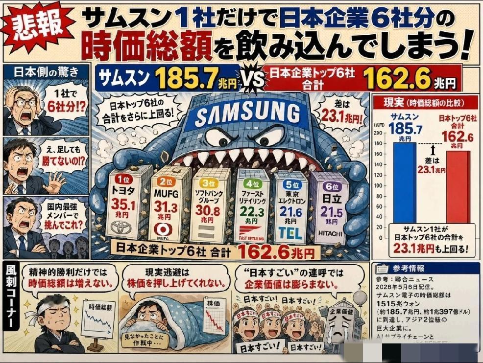 2026年5月8日，日媒报道，日本的出口国跌到了全球第九名。根据国际货币基金组织
