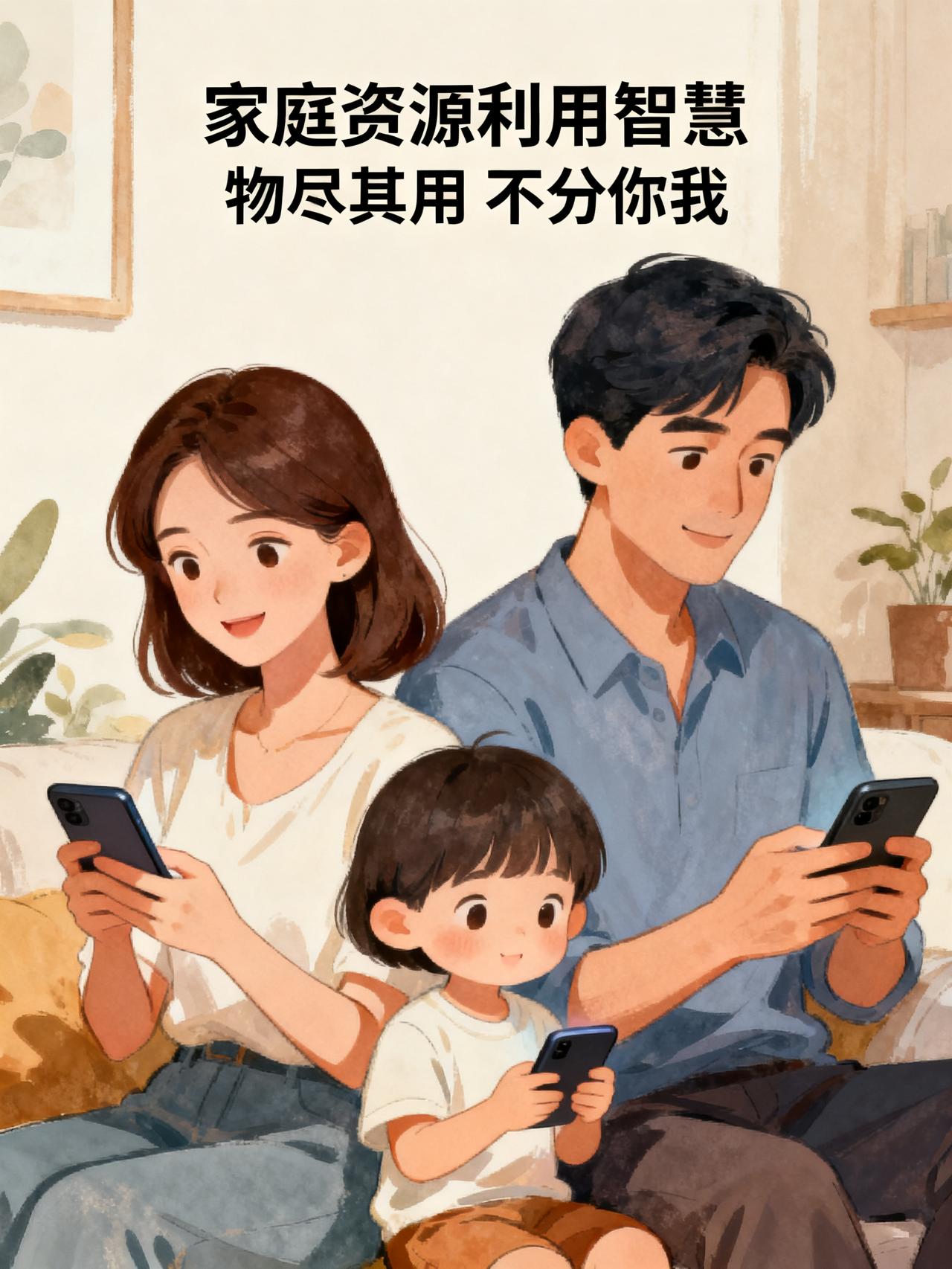 太聪明了！老婆换新手机，旧手机给老公，老公用旧手机给闺女，这操作绝了！太离谱了