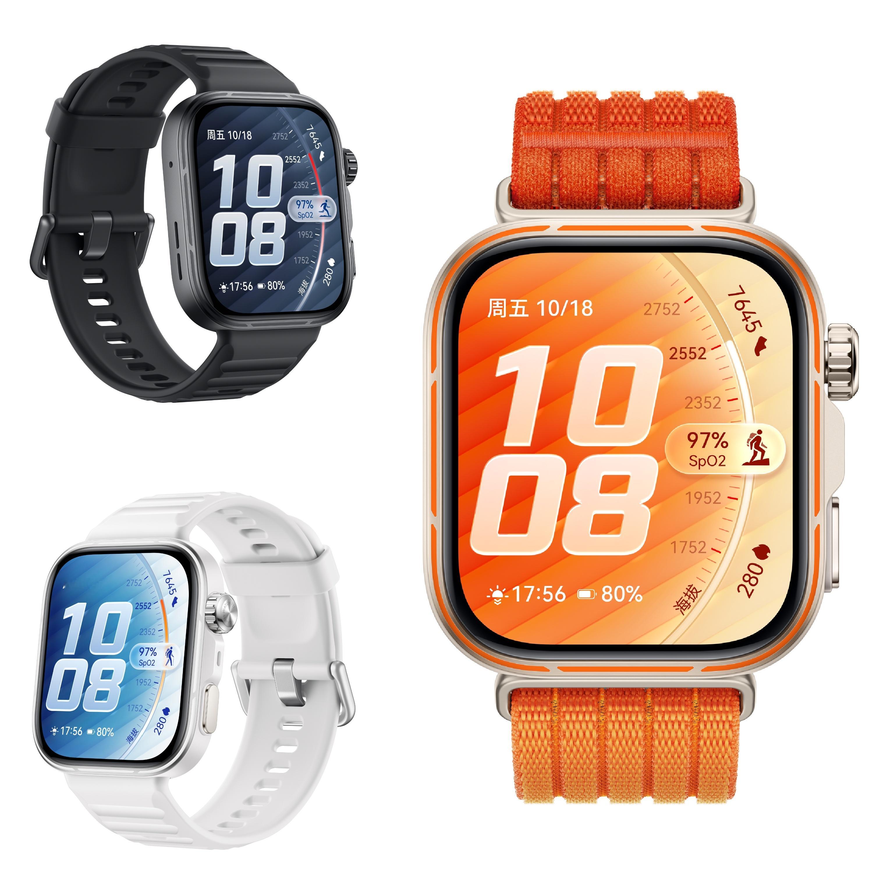 独家：华为本月还有一个新表，华为WATCHFIT5系列，华为最强智能方表：●