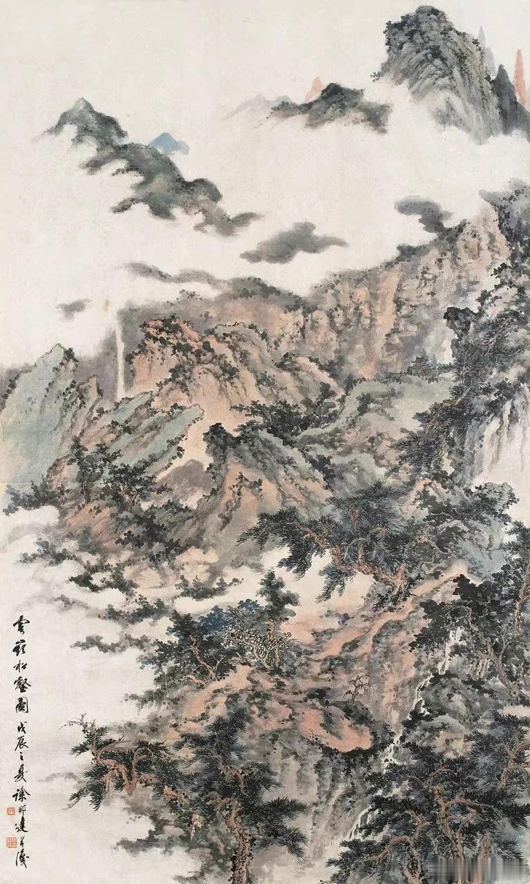 书画鉴定“一代宗师”徐邦达画作欣赏中国书画鉴定界，徐邦达被尊称为“国眼”，与谢稚