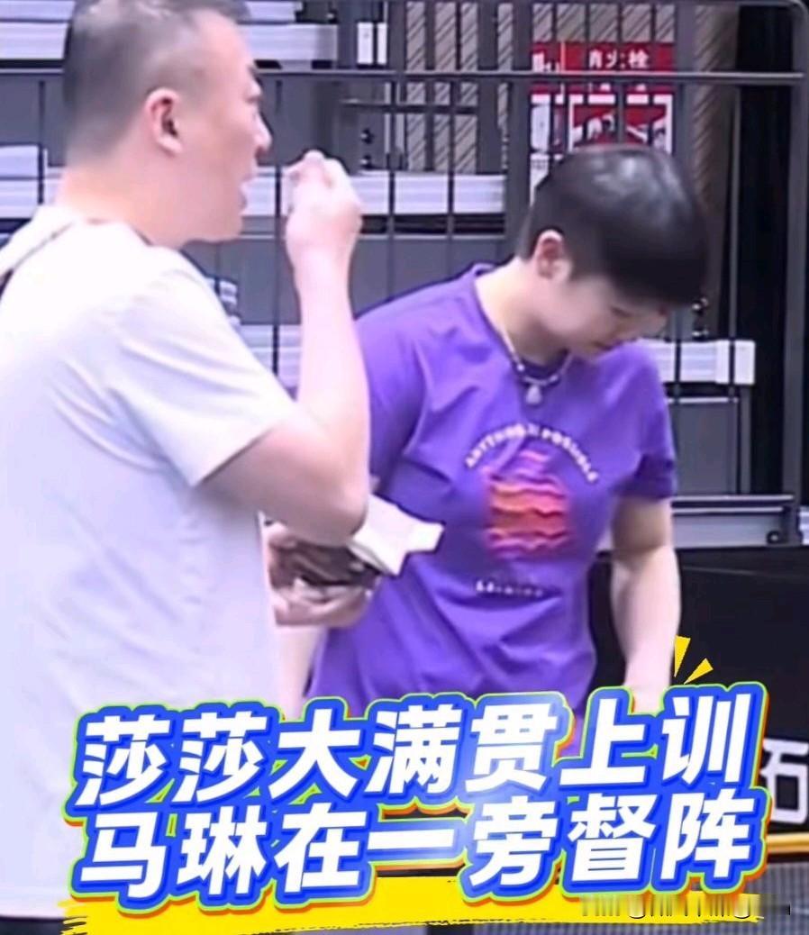 今天终于看到马导和co爹一起指导莎莎训练了。其实昨天也是看到马导和任浩教练手把手