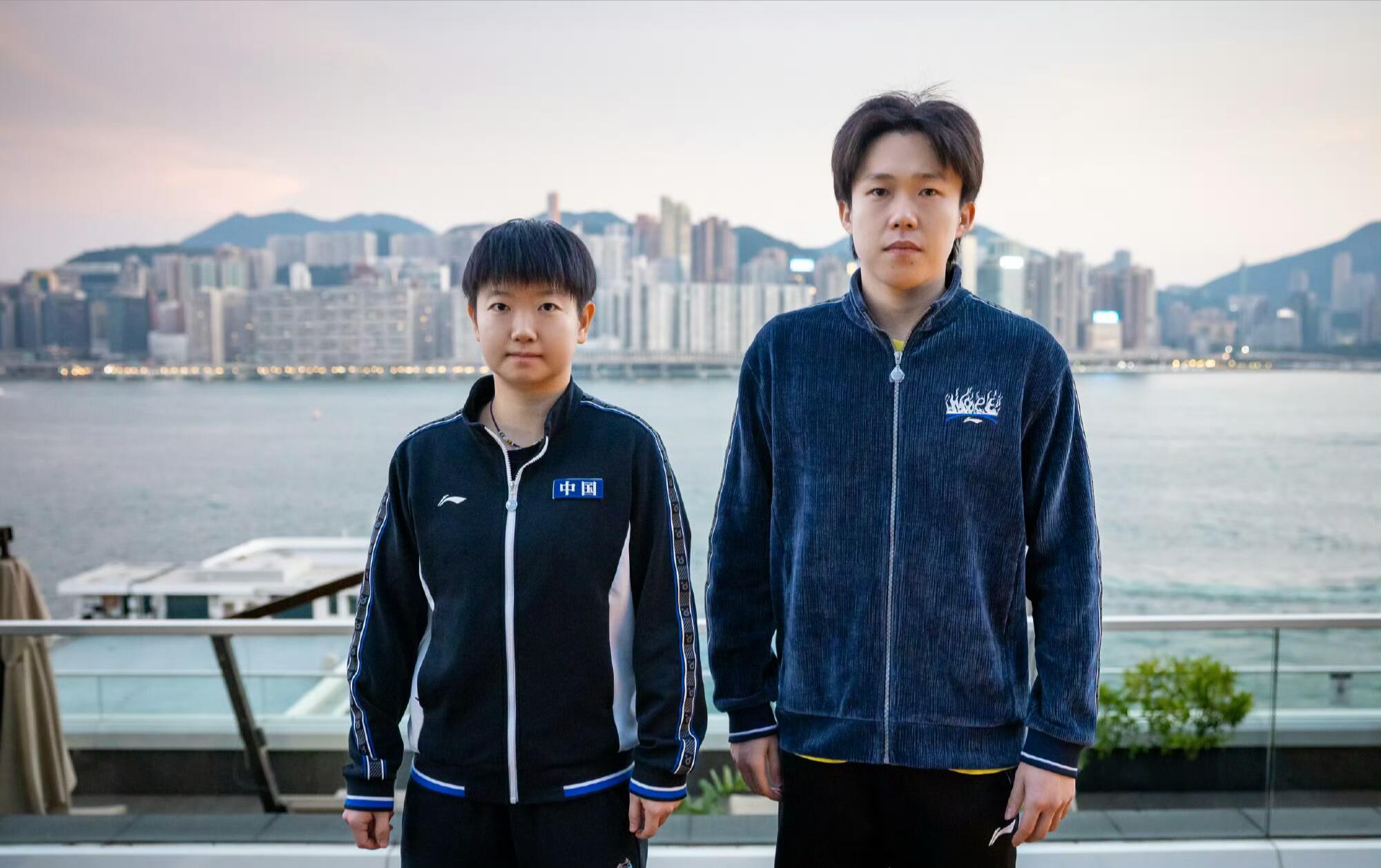 WTT香港总决赛2025wtt香港总决赛混双参赛球员城市照📸莎头、动漫组合加油