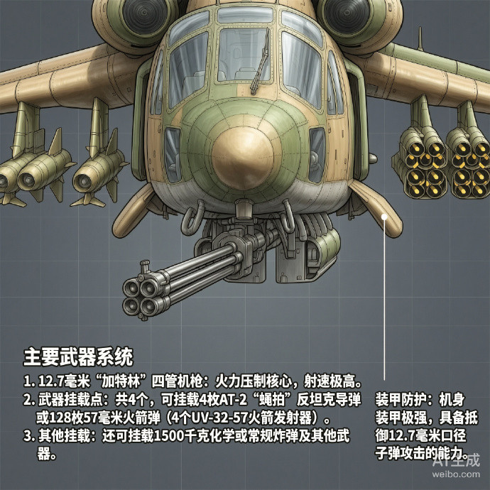 军事ai新视野俄罗斯Mi-24“雌鹿”武装直升机Mi-24是米里设计局研制的苏