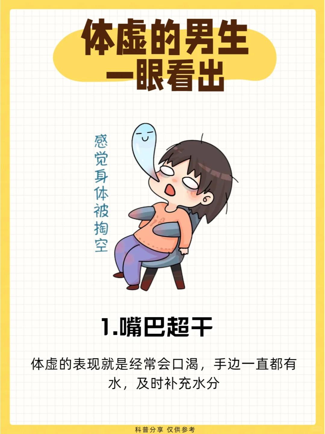 男生体虚，一眼就看出~