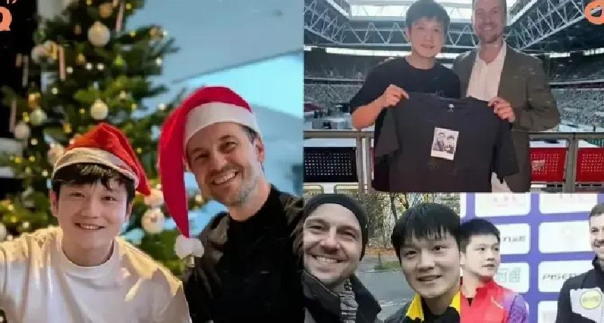 11连败的对手，居然请他吃圣诞家宴波尔把樊振东领进家门那天，德国零下三度，