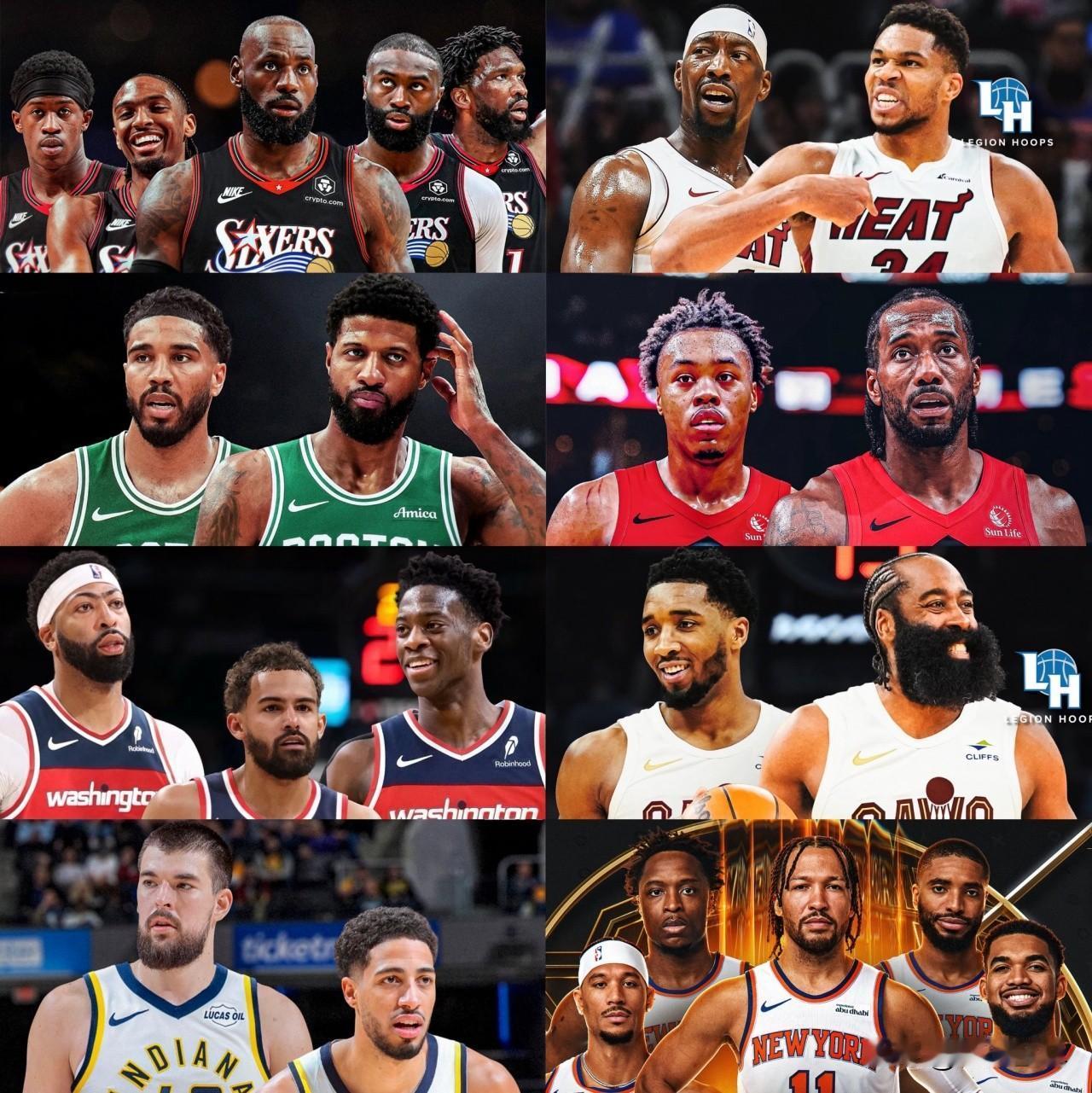 巨星云集，NBA东部彻底崛起要巅峰颠覆“西强东弱”的格局了！懂球的都知道，N