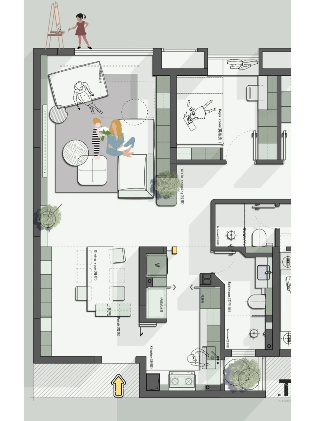 分享户型优化｜你别管｜我就要多个卫生间！