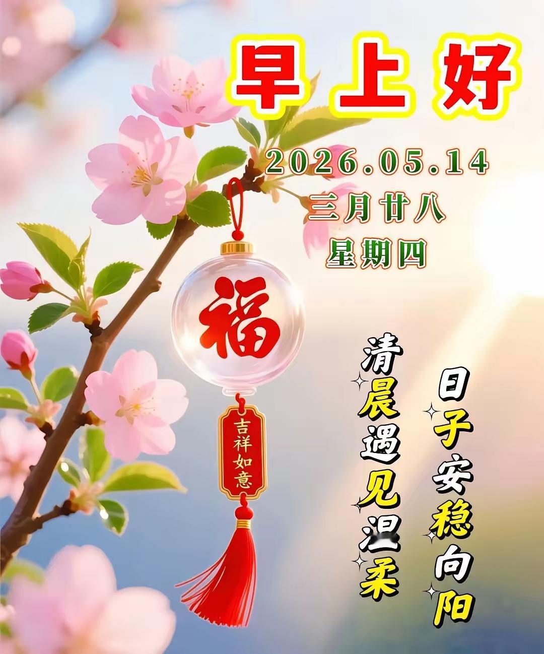 “5.14”[玫瑰]早上好[大笑]美好的一天愿平安与我们相伴