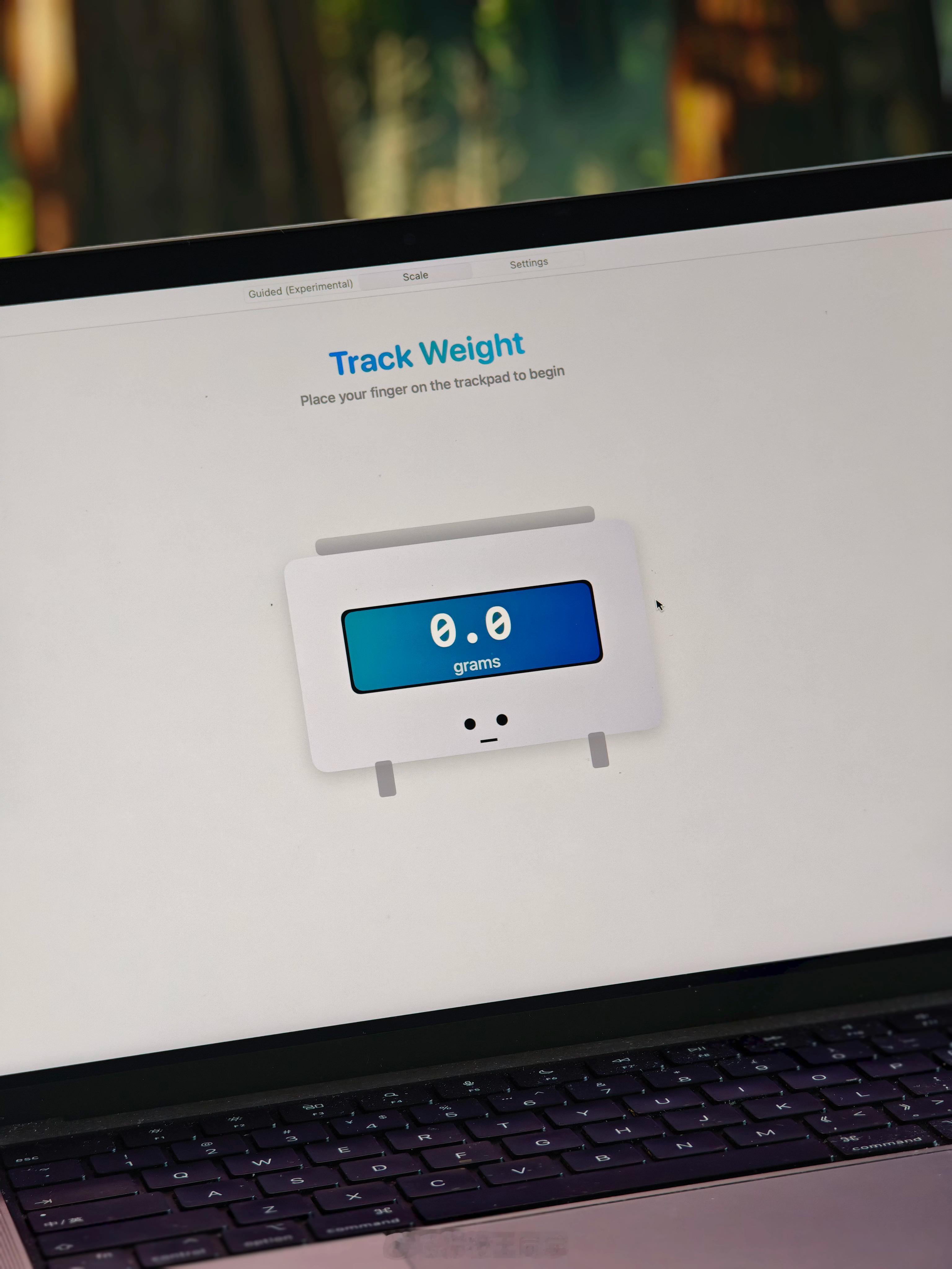 你们一定不知道MacBook的触控板也可以当称用🤔​​​