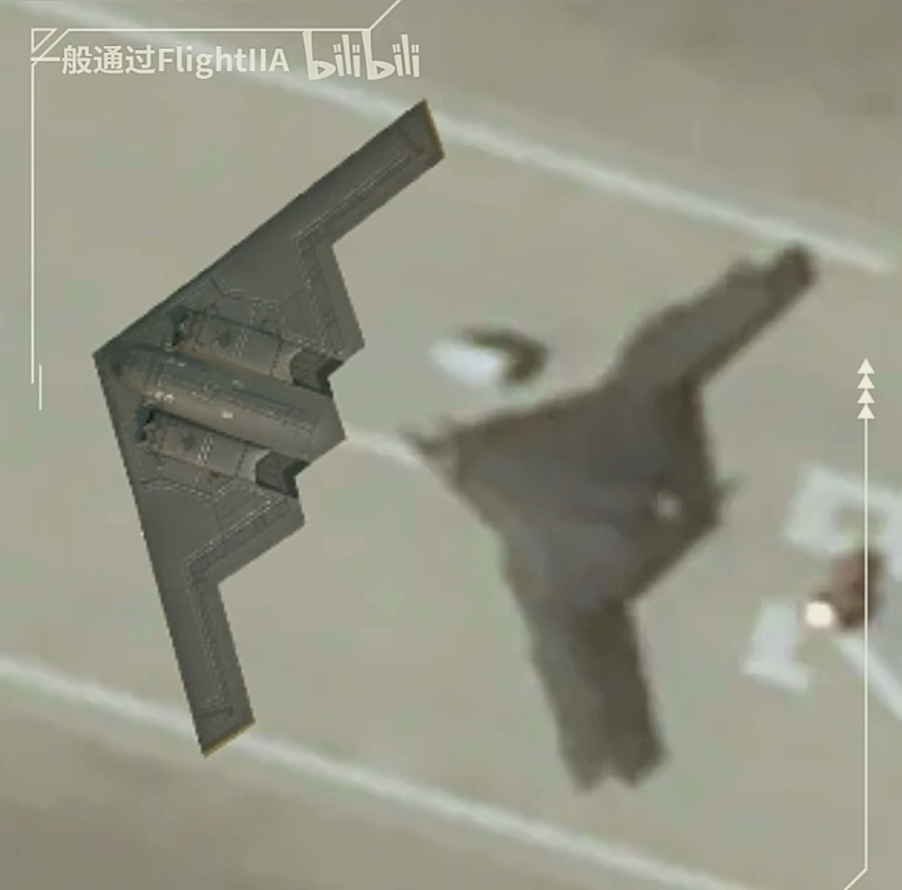 马兰新无人战略轰炸机和B-2、B-21同比例对比图[思考]特别是图二、图三可看