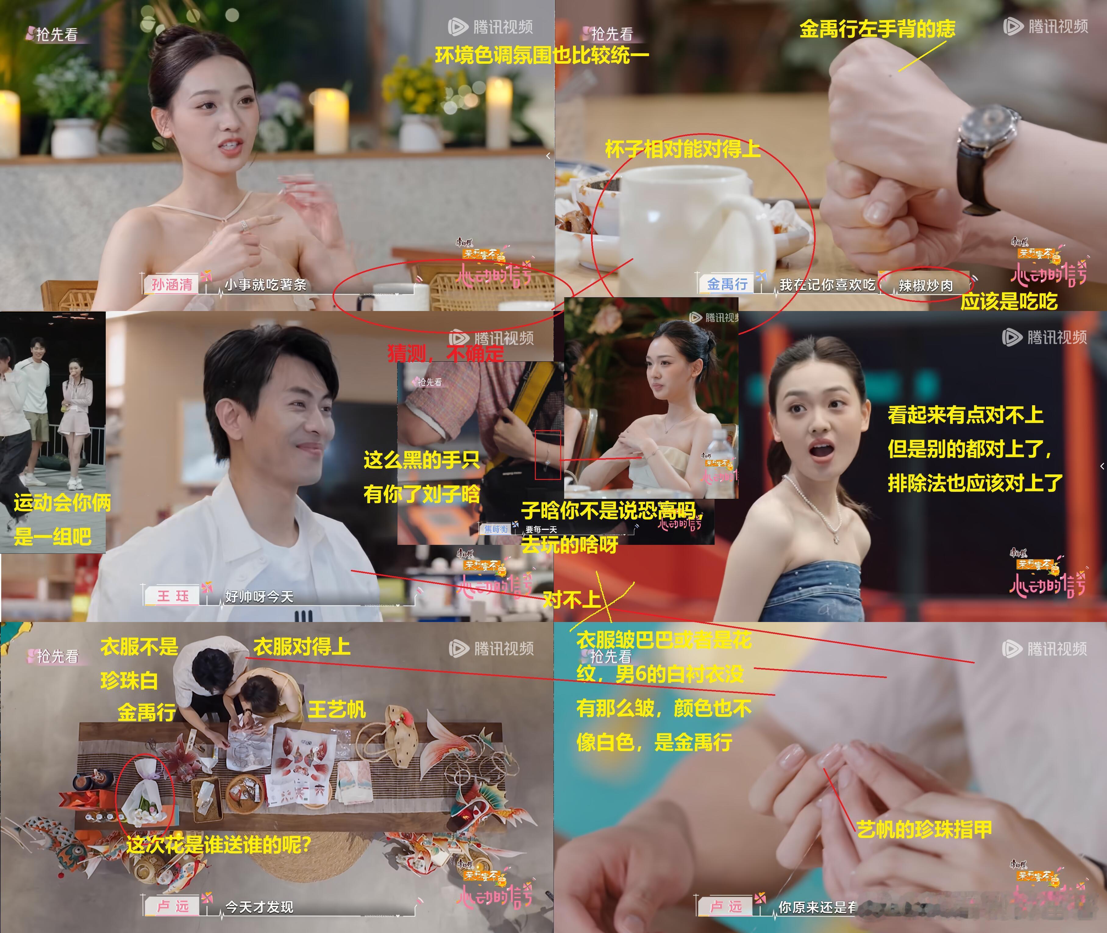 心动的信号心动8双选约会8月25预告分析及时间梳理图❶❷❸梳理了8月