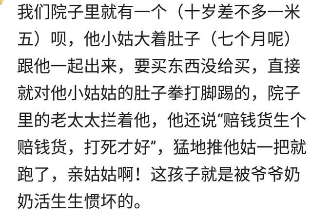 熊孩子能有多么没教养? 被溺爱的孩子长大不会有好果子吃!