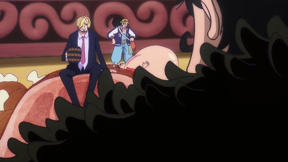 海贼王海贼王视线全集中在路飞的肚子上了