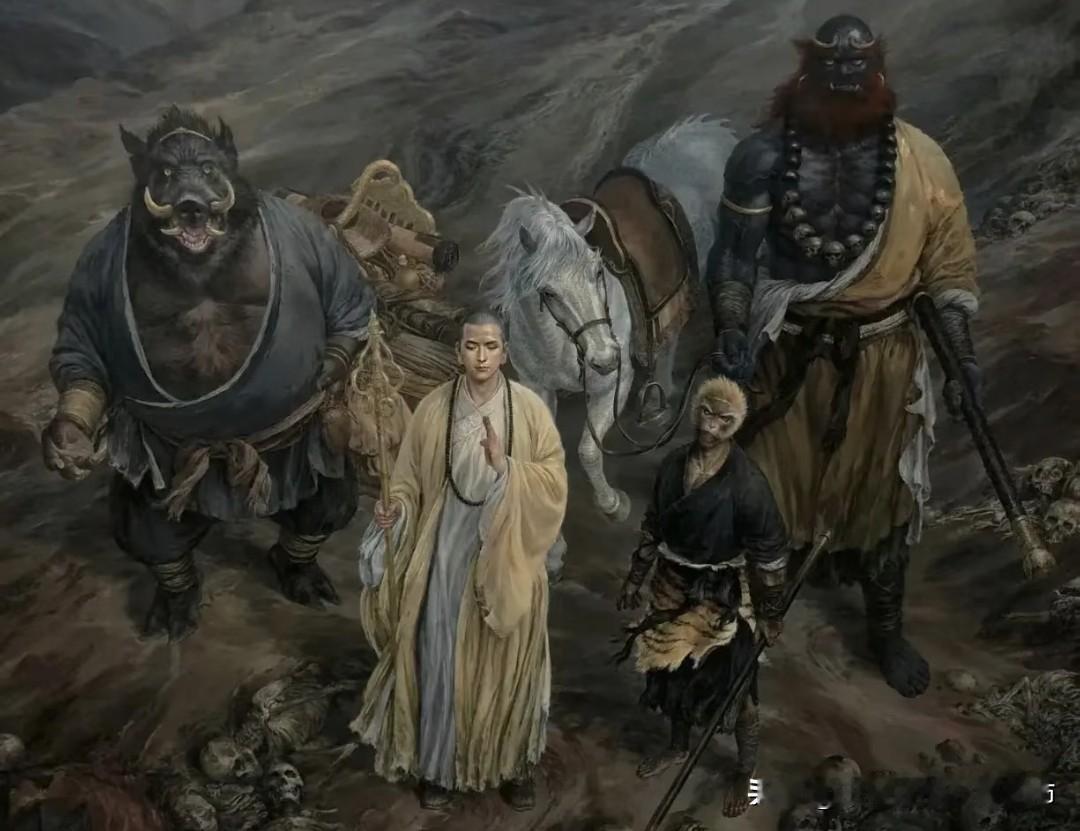 很多人难接受影视里西游师徒的可爱憨态，与原著形象相去甚远。原著悟