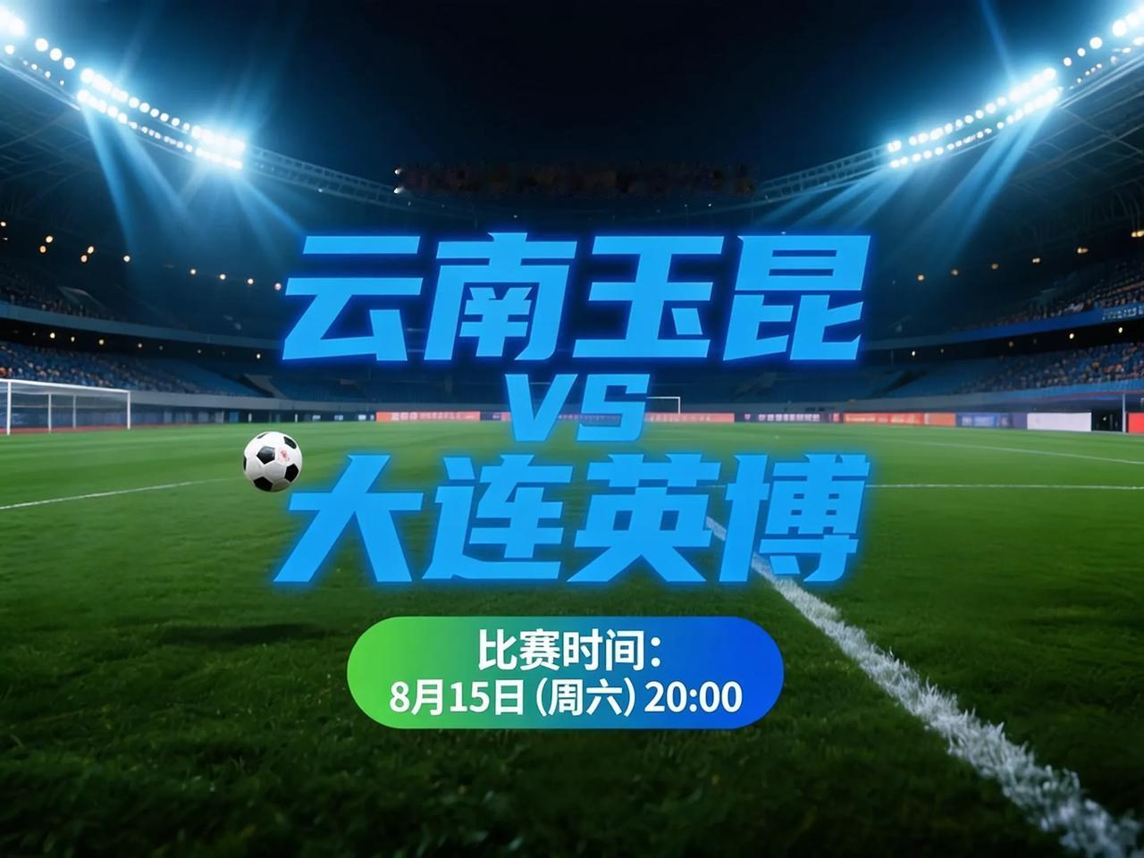 中超第23轮前瞻：云南玉昆VS大连英博8月15日(周六)20:00云南玉昆目