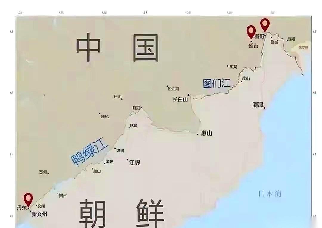 一说起图们江出海口，网上立马冒出无数“战略家”，手指在屏幕上一划，一个能停航母的