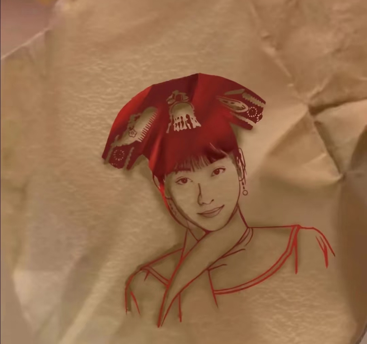 如果郡王掉出的是这张小像会如何？​​​