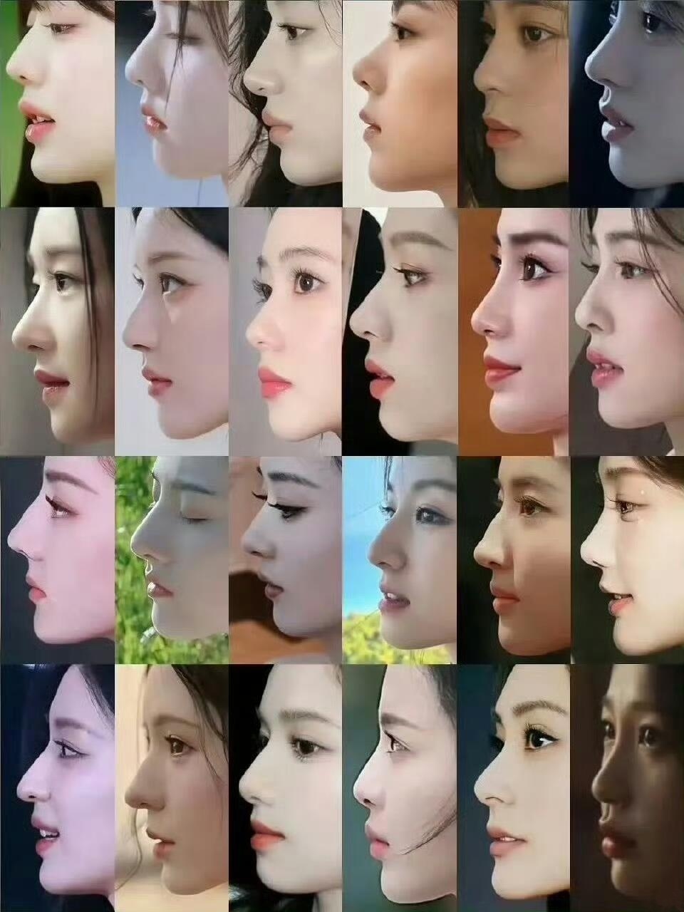 女明星们的侧脸，你能认出来哪些？​​​