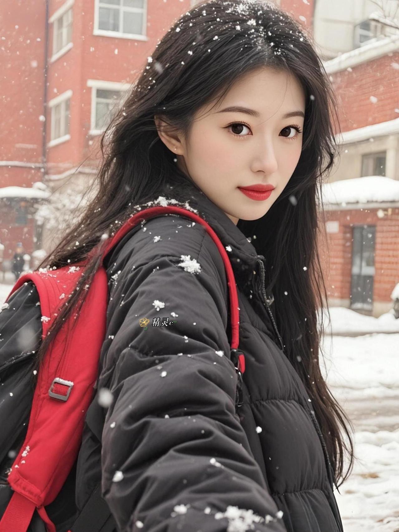 你那里下雪了吗？是否也有人陪你共赏雪景?