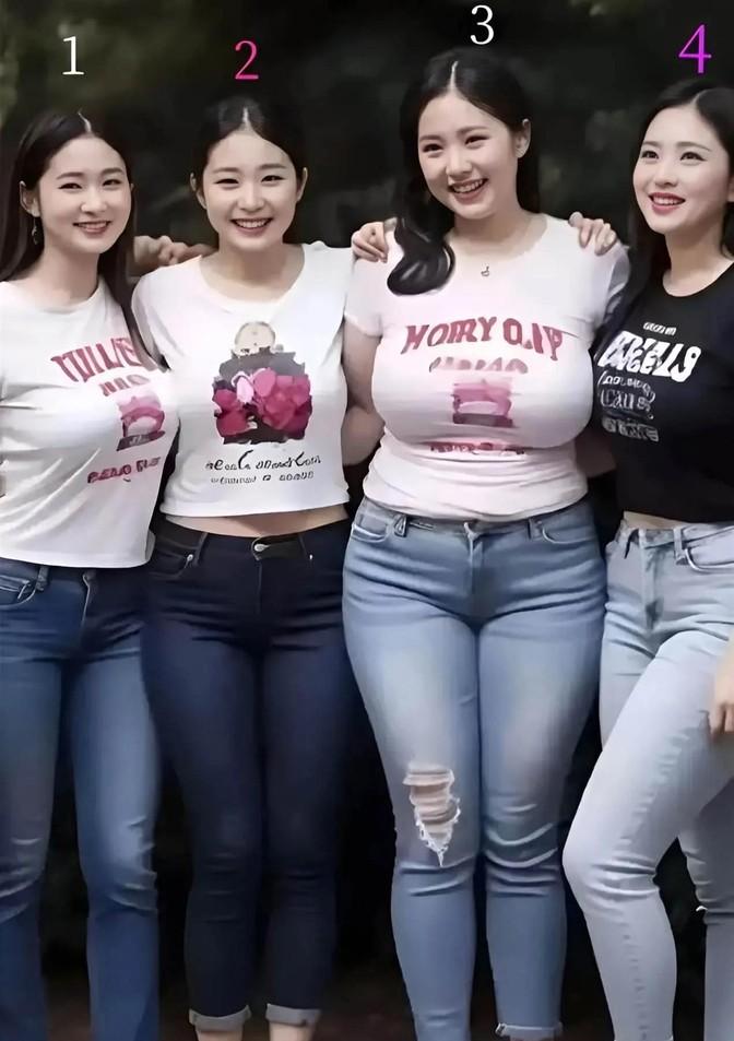 这几个妹子看着都挺有福气的，娶回家估计都能把日子过得红红火火。第一个长得像邻