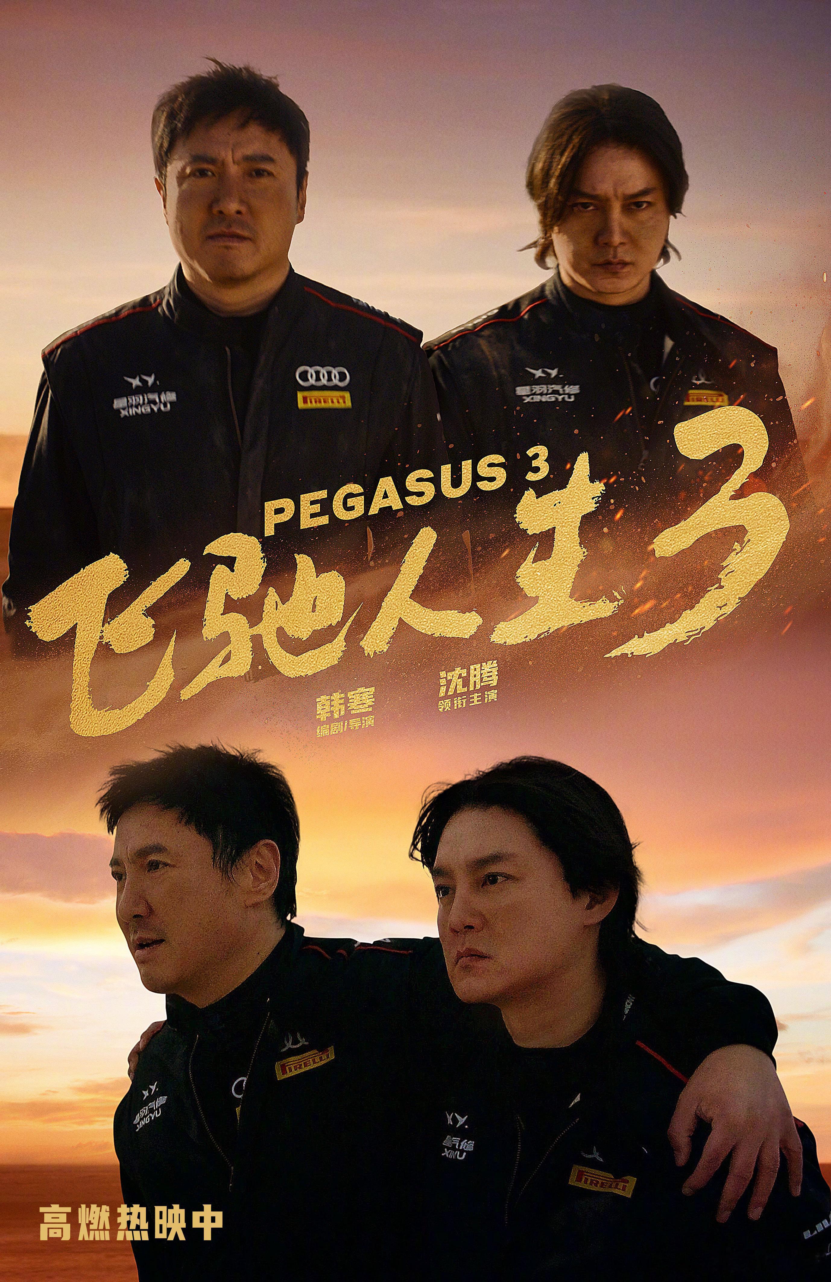 初六去看的《飞驰人生3》，依然是好片，赛车场面绝对是一顶一的大制作，跟前两部比起