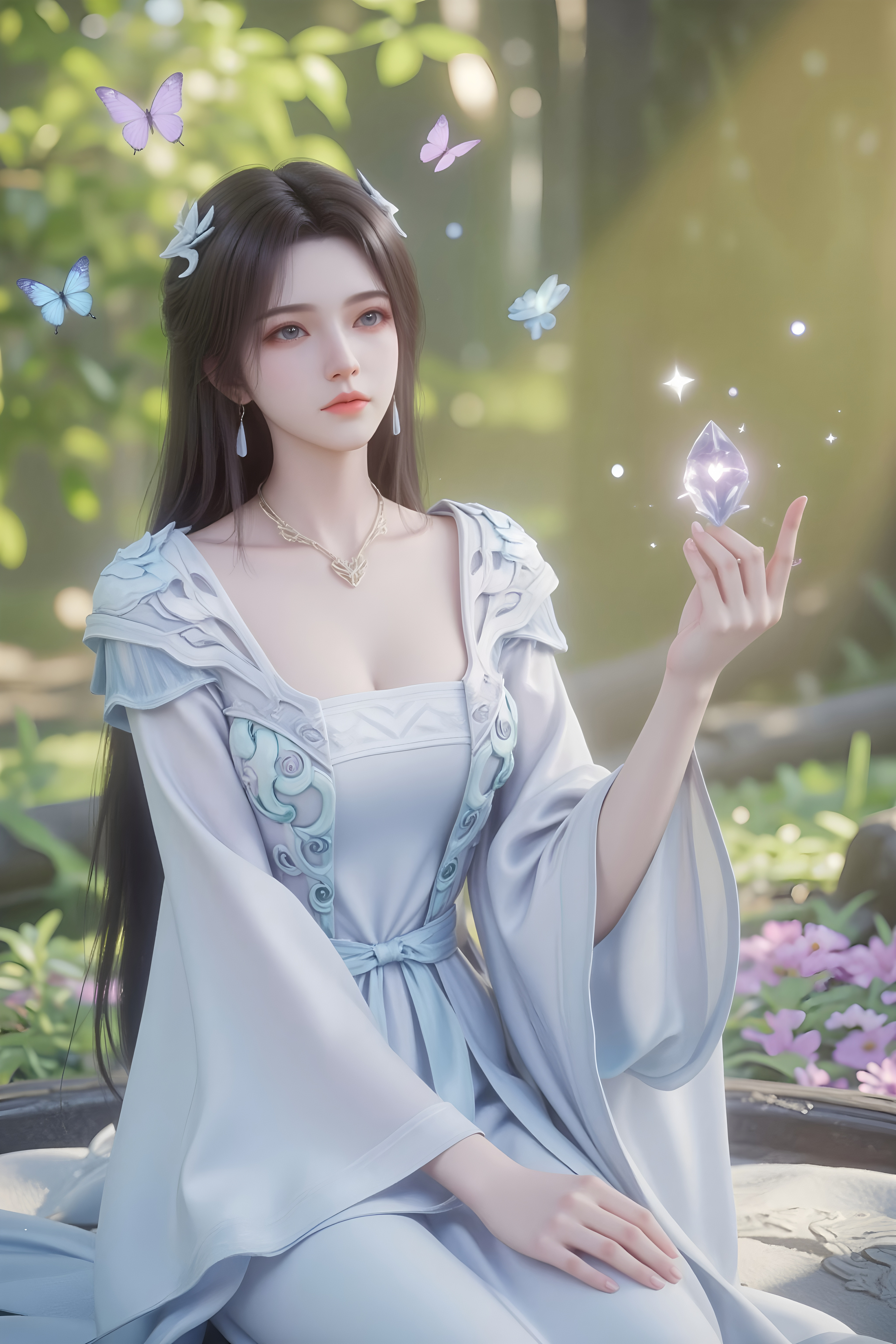 碧瑶·诛仙动漫原图4K超清壁纸：千年灵气集一身，四时荣光予一人！