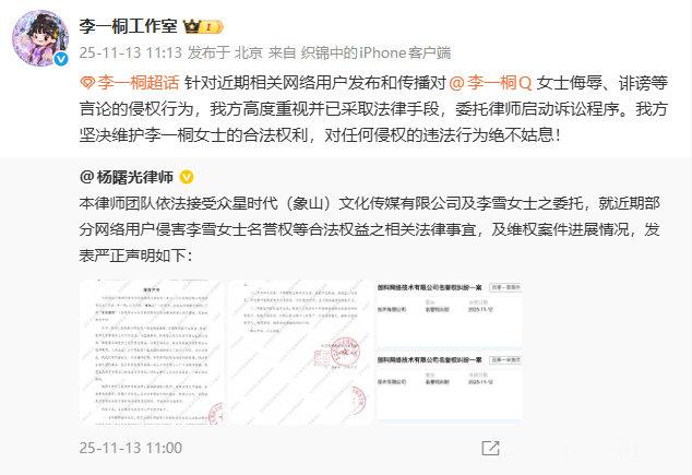 李一桐维权告黑