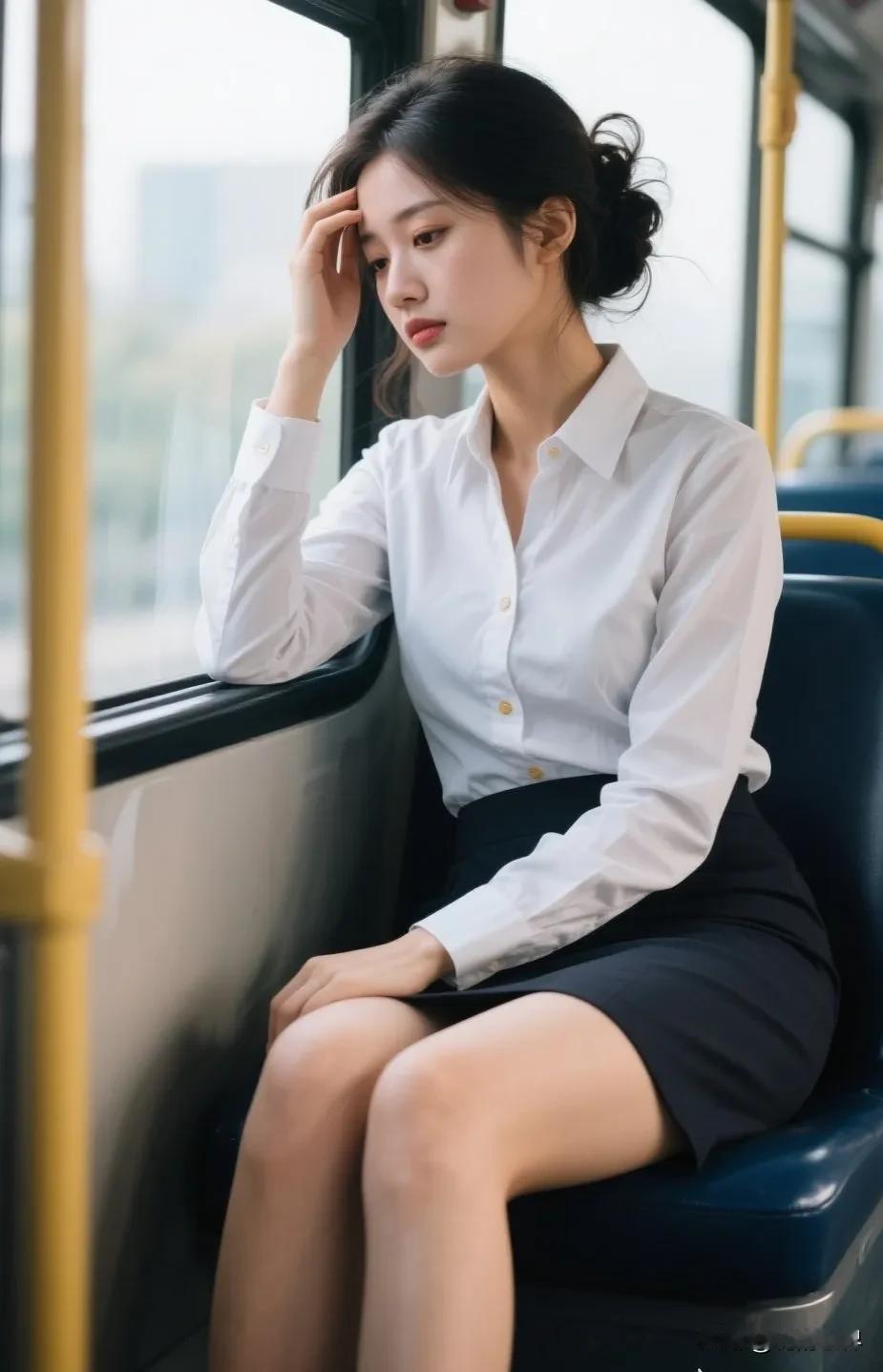 公交车上，被人一直盯着看该怎么办？今天见完客户，看着时间还早，就坐公交回公司，