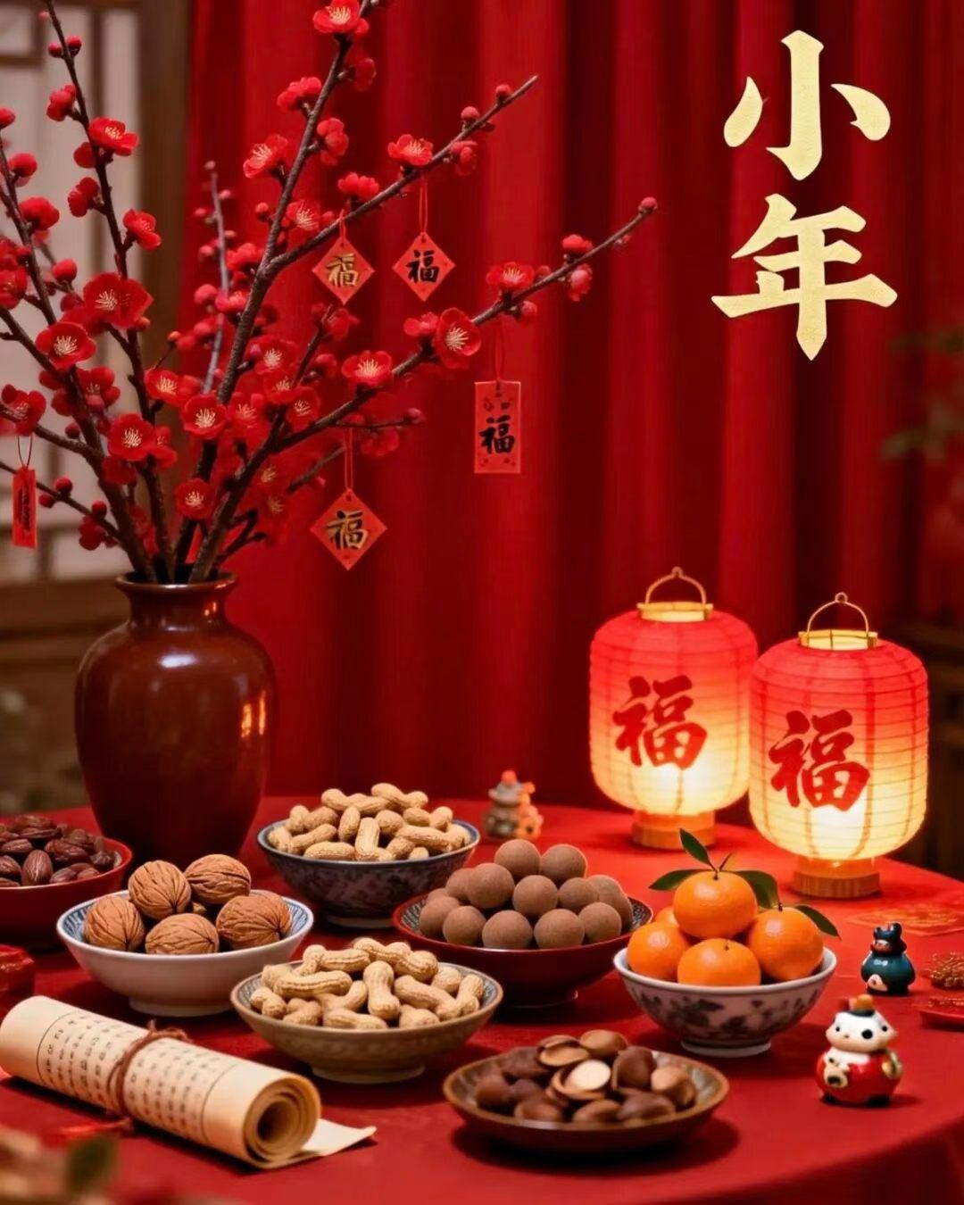 🏮尘去福来窗明几净🍬生活甜蜜福运双至小年喜乐🧨灶