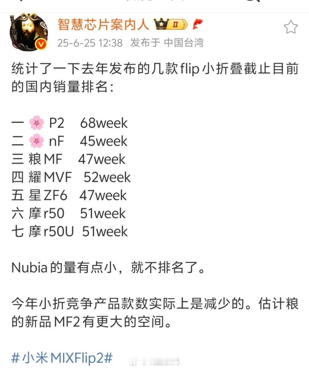 华为的折叠屏优势还是太大了，无论是大折叠还是小折叠，小米MIXFLIP小折叠屏