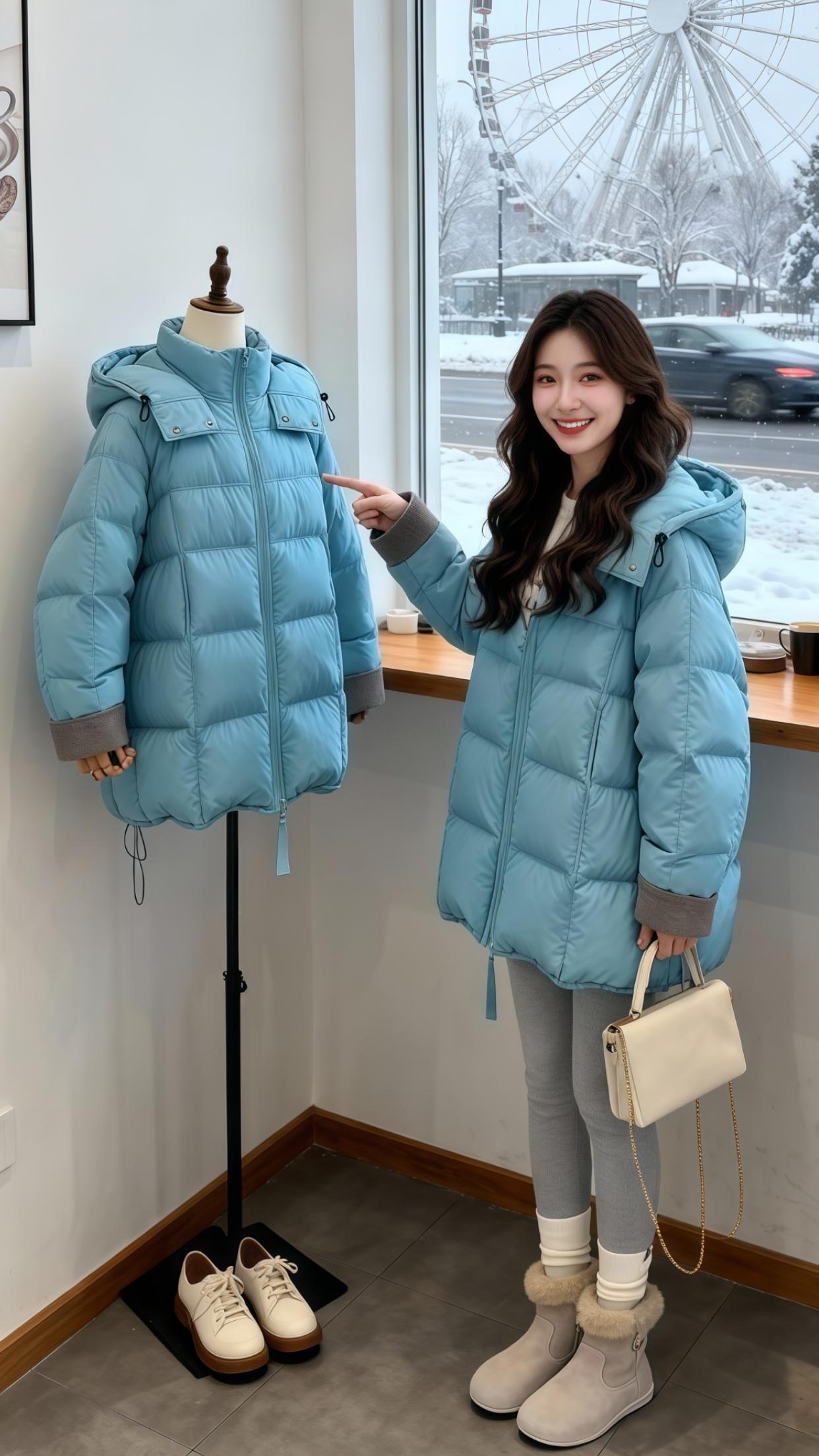 小个子穿搭精致穿搭减龄气质穿搭中长款外套秋冬穿搭