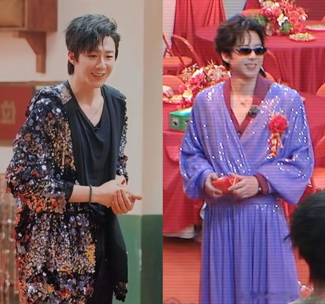 刘宇宁穿紫色伴娘服被夸了。再一看图片，怎么感觉这夸法有点奇怪？都说紫色很有韵味，
