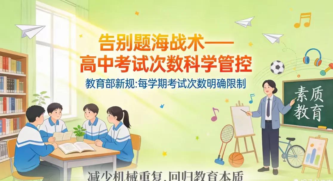 高中严格控制考试次数：减负还是“放水”引热议“上周刚考完月考，这周又有模拟考
