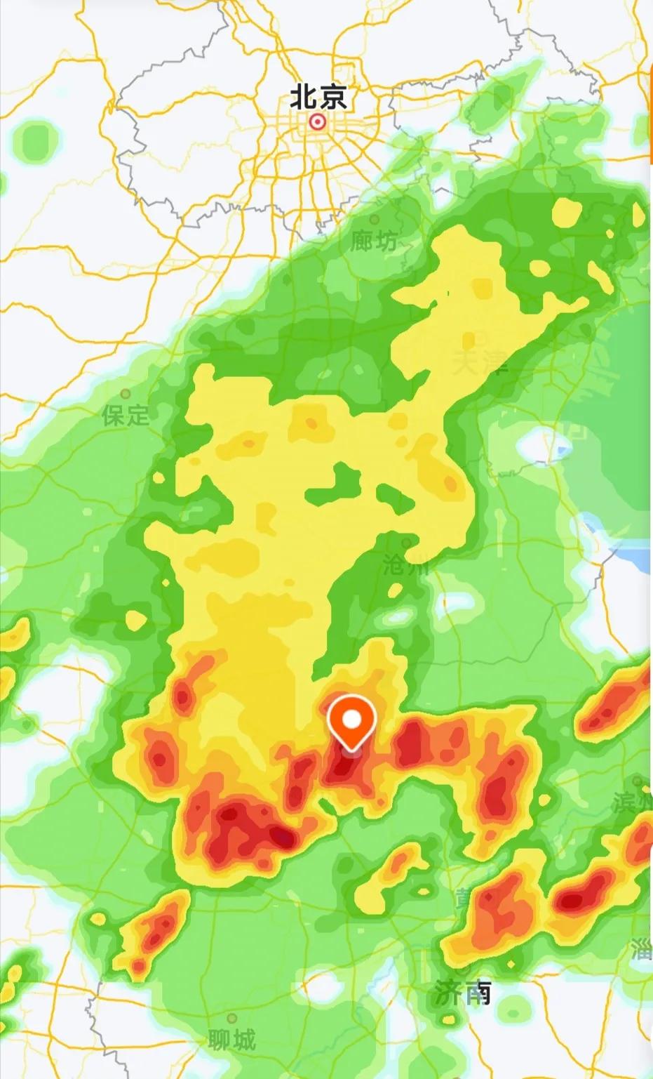 河北南部大雨终于来临！沧州，衡水各县市！河北省气象台2025年08月16日1