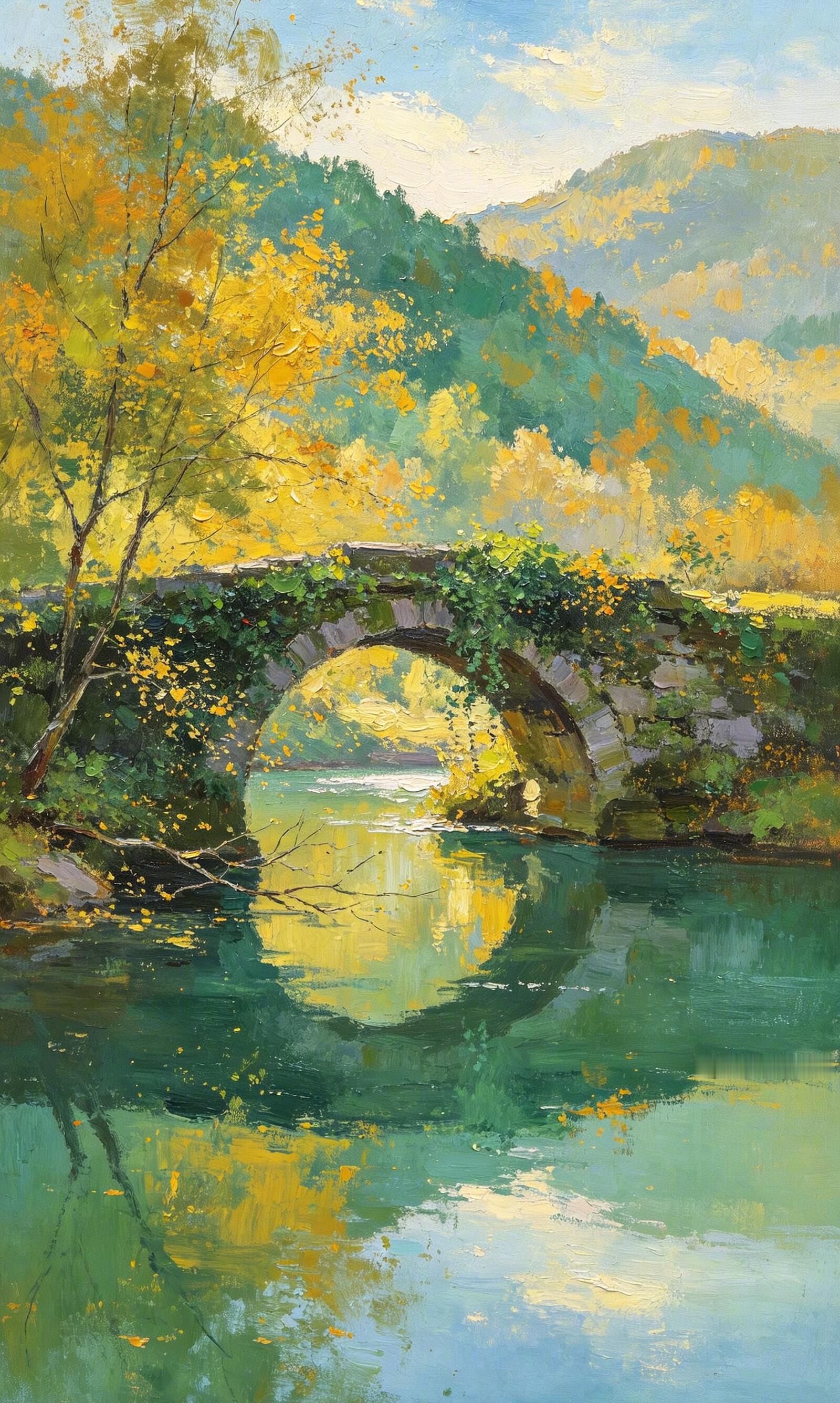 石径芳踪林荫道，小桥流水稻香村。​​​