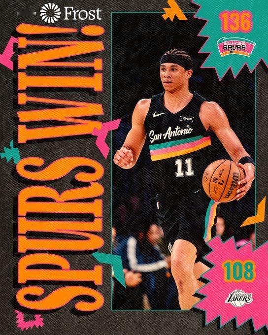 2月份马刺的比赛全部结束。2月是属于马刺的一个月。开启牛仔之旅，11战全胜，刺味