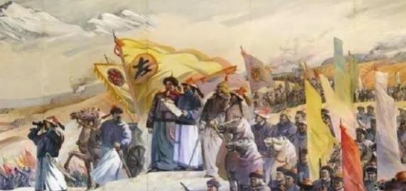 1875年，李鸿章和左宗棠在朝堂上吵了起来，李鸿章说：中国这么大，新疆土地贫瘠，