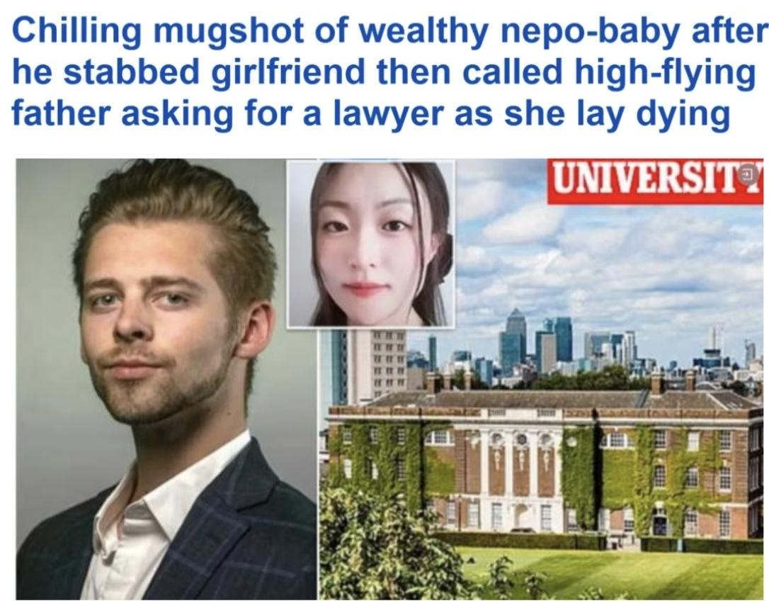 残忍至极！中国女留学生被美国富二代男友虐杀。伦敦金史密斯大学（Goldsmith