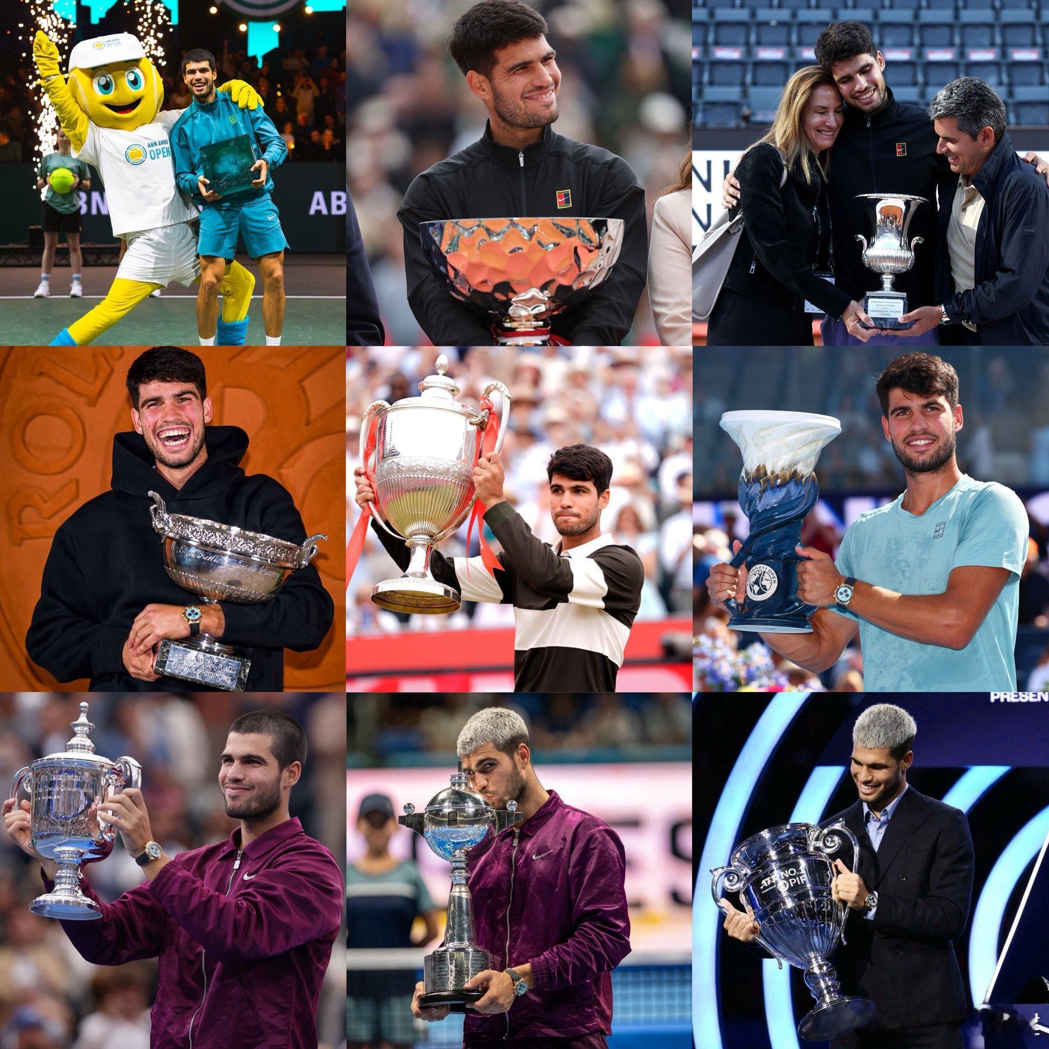 阿尔卡拉斯的2025赛季你们打几分？11个决赛、8个冠军2个大满贯、3个大师赛、