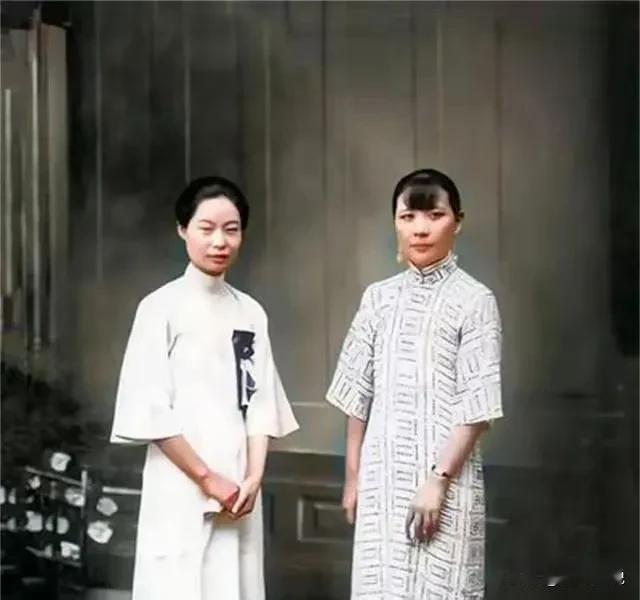 这两位气质优雅、端庄秀丽的女士，大家应该只认识宋美龄，而另一位则是李宗仁的夫人郭